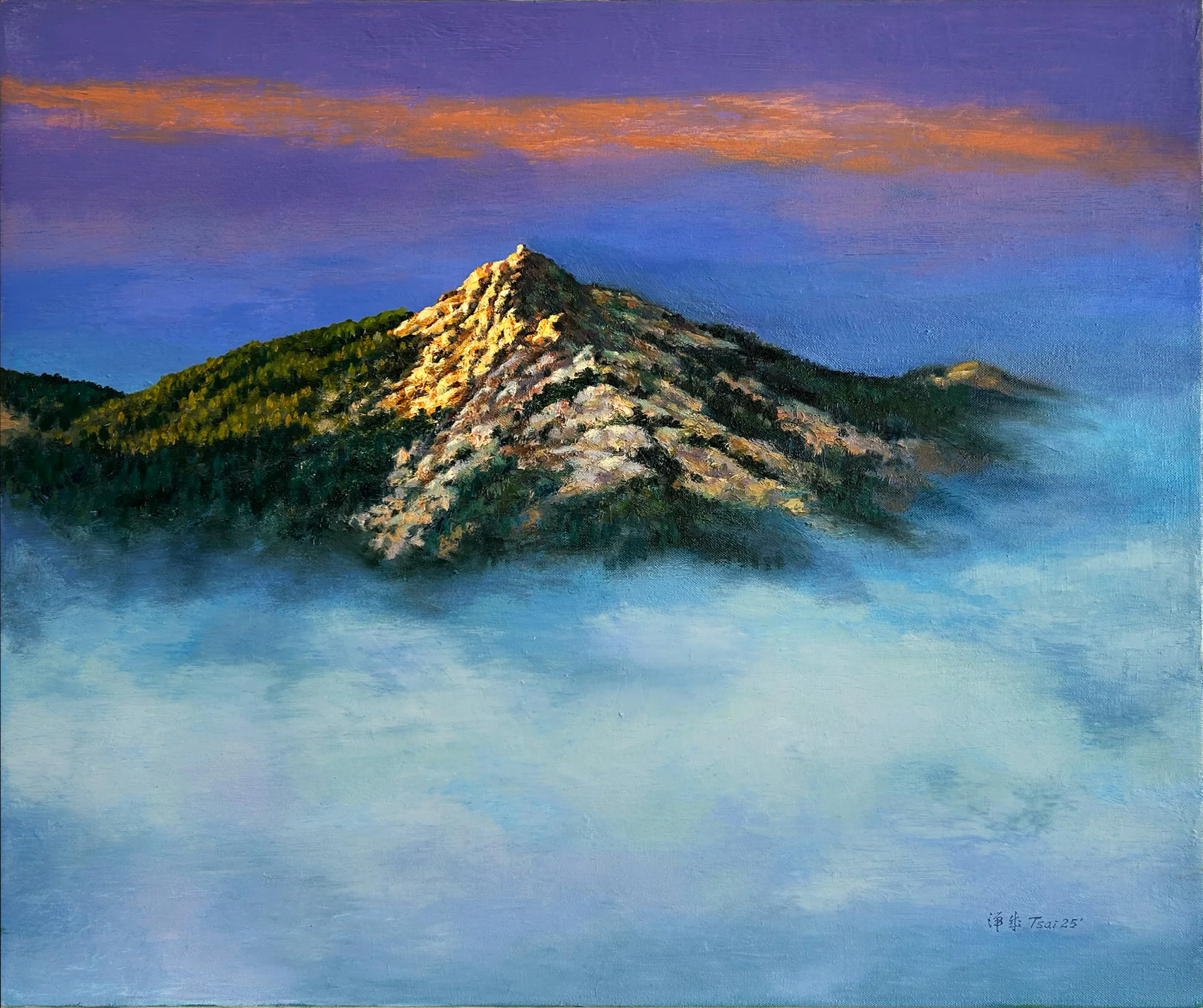 Mountains following the clouds